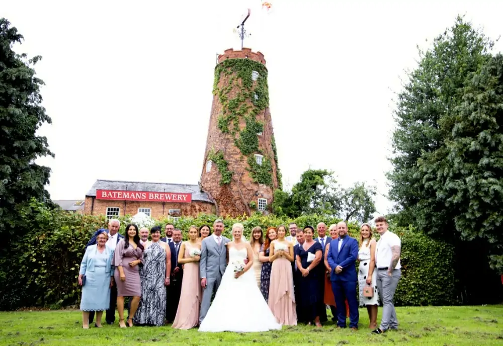 Batemans Windmill Wedding Venue By the River, Lincolnshire