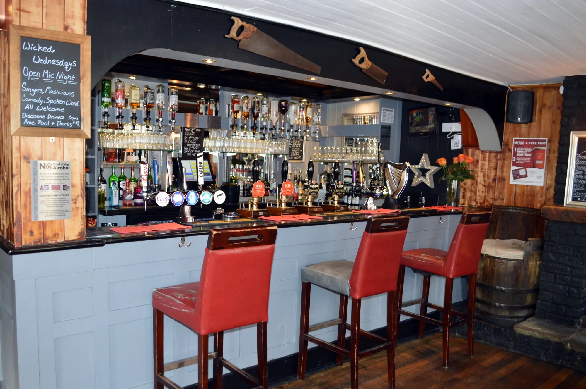 Carpenters Arms Boston - Bar Area