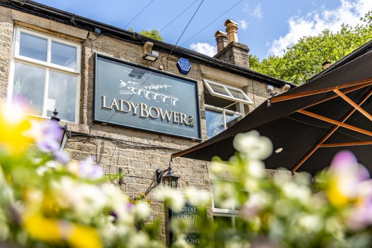 The Ladybower Inn Batemans Cask Ale Stockist Signage