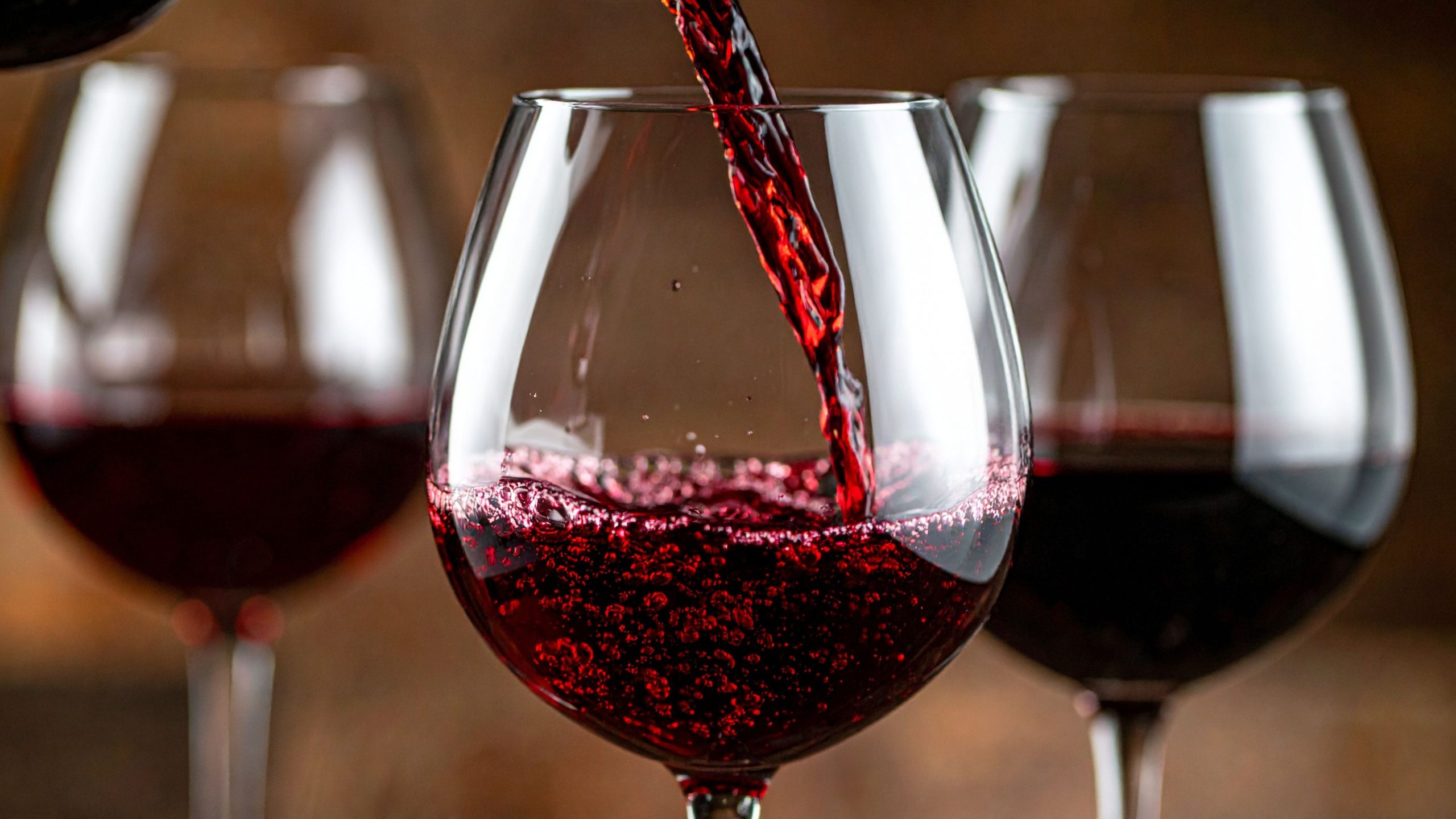 Red Wine - 3 glasses 