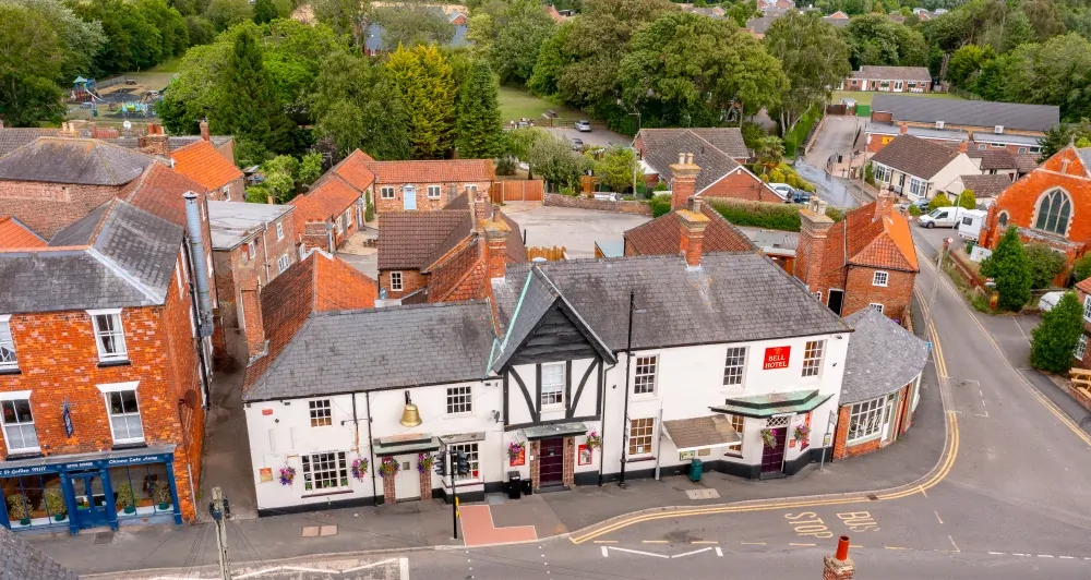 Batemans Pub - Bell Hotel, Burgh Le Marsh - Exterior Drone Photo