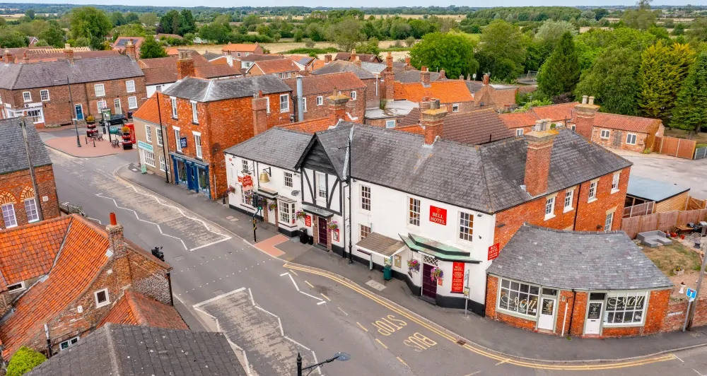 Batemans Pub - Bell Hotel, Burgh Le Marsh - Exterior Drone Photo