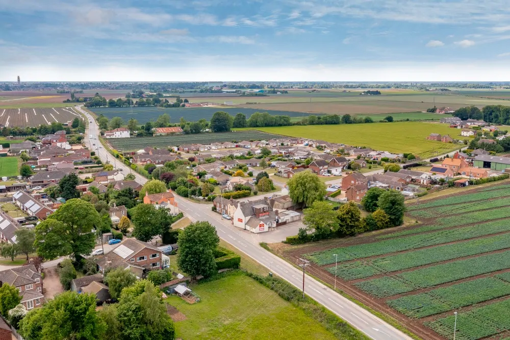 Batemans Pub - The Castle Inn, Freiston Exterior Drone Photo