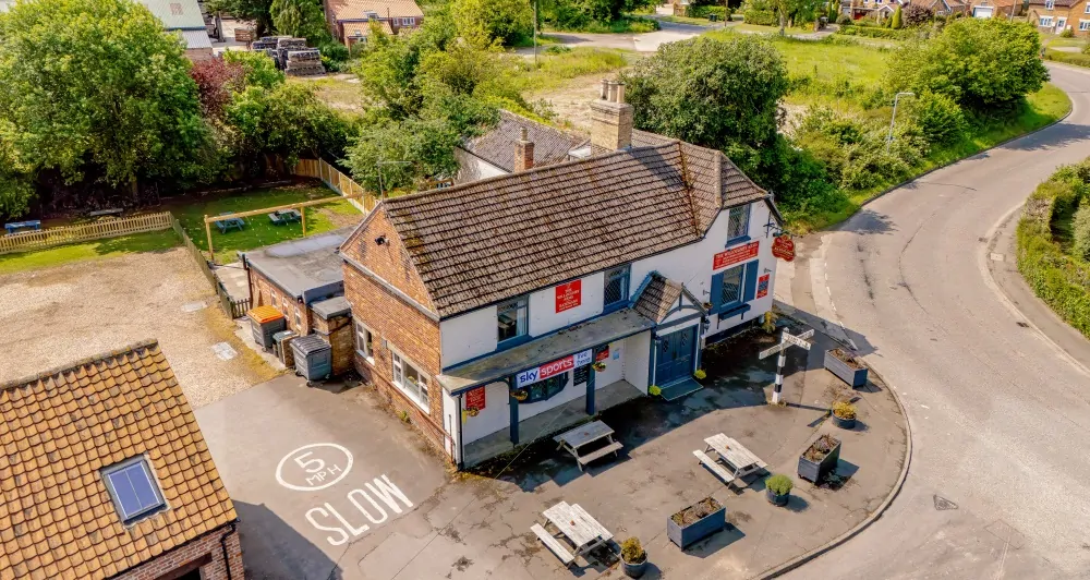 Batemans Pub - Willoughby Arms - External Drone Photo