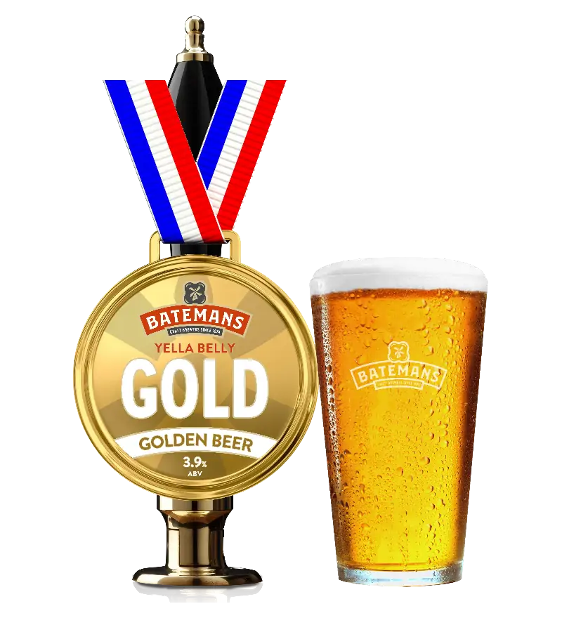 Batemans Yella Belly Gold - Summer of Sport Pump Clip