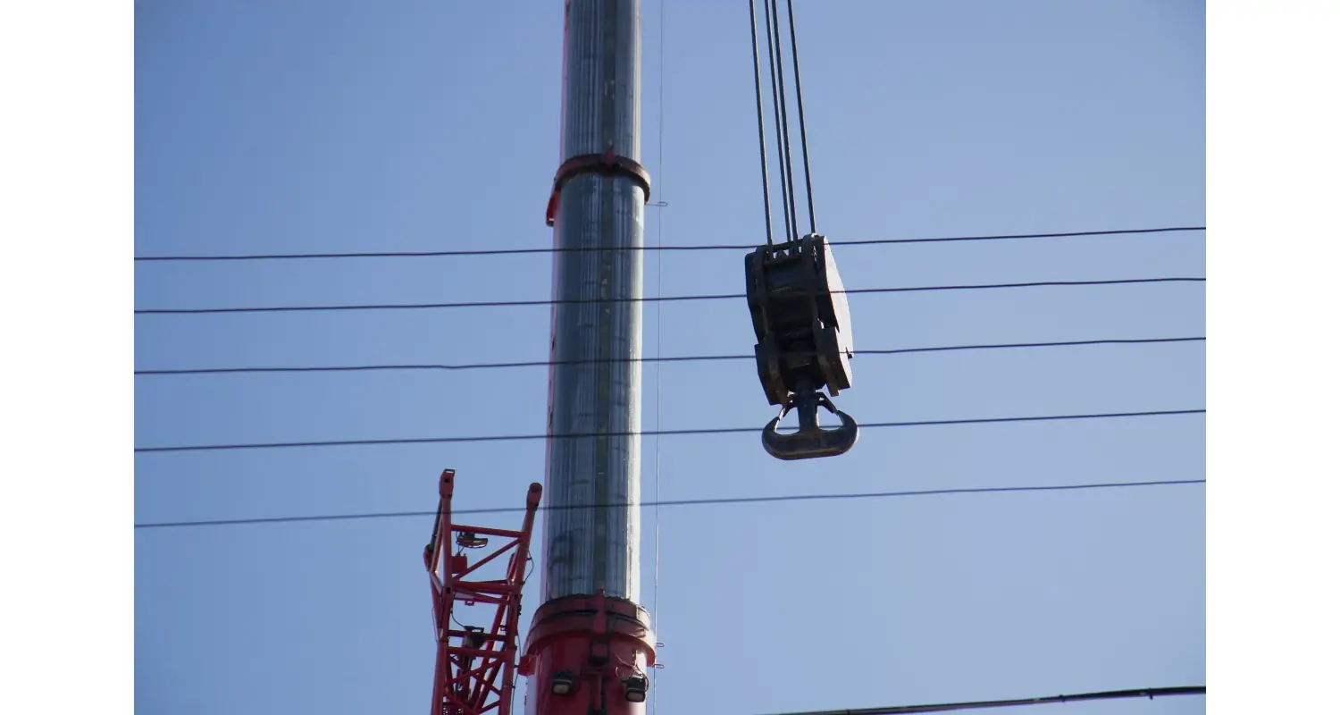 Batemans New Brewing Equipment Crane