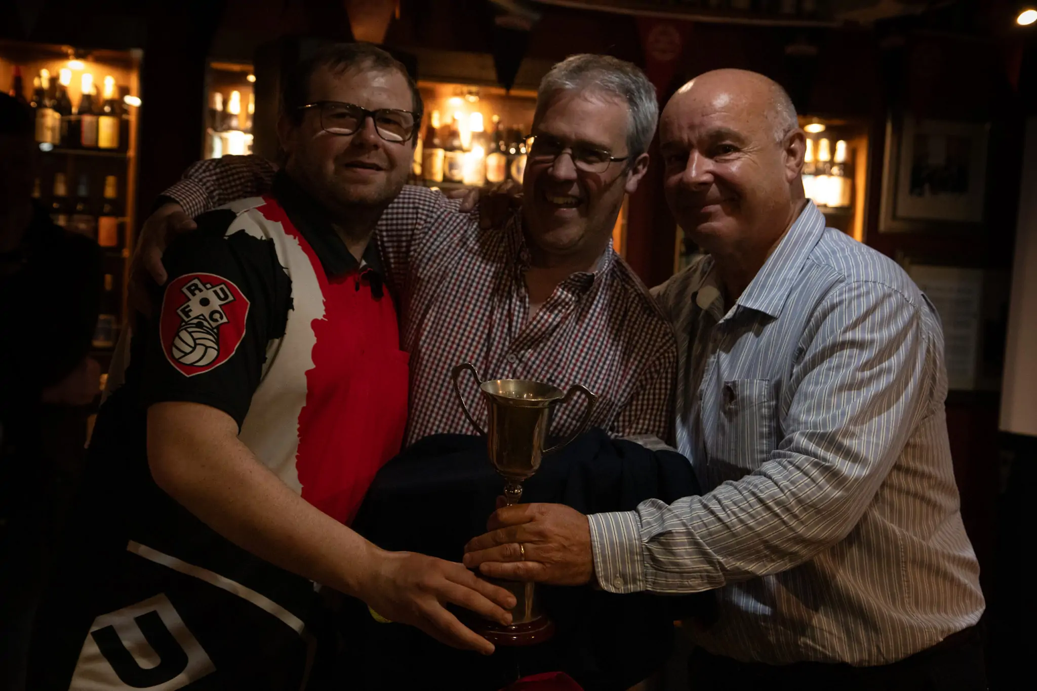 Peter Manley Pro Darts Player at the Batemans 150th anniversary celebrations darts - Presentation to the Winner Jordan Chambers by Heineken and Stuart Bateman