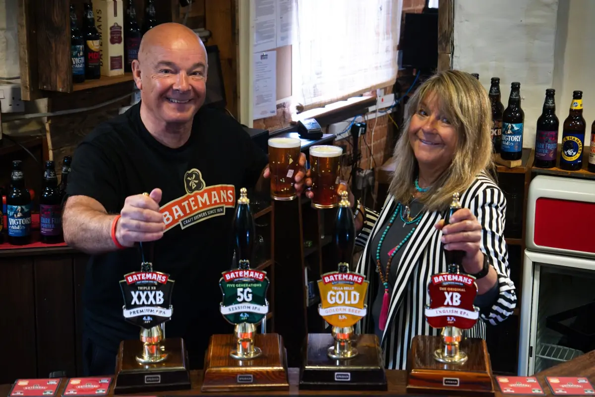 Batemans Brewery Stuart & Jaclyn Bateman - Toasting 150 Years