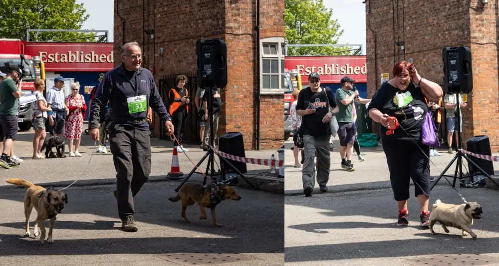 Five Generations Charity Fun Run - Runners with Dogs