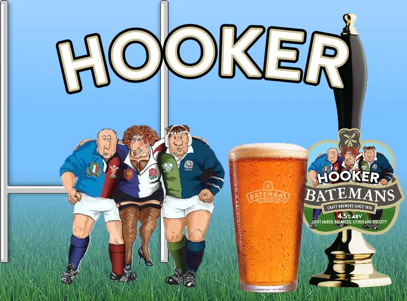 Batemans Hooker Beer - Ready for the Six Nations