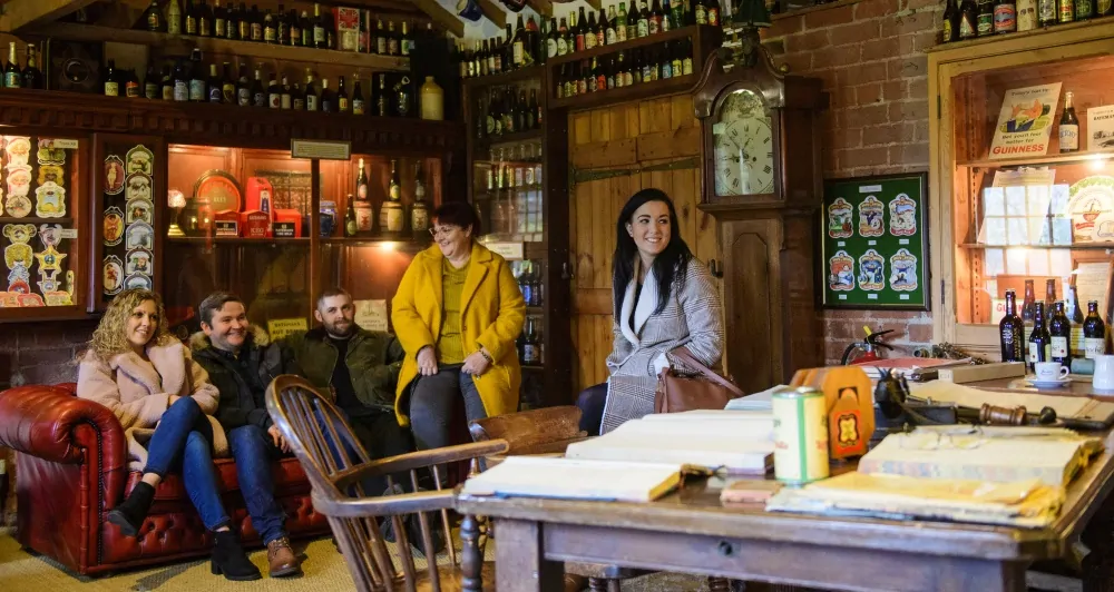 Batemans Brewery Tour - Group in Archive Room for History Talk