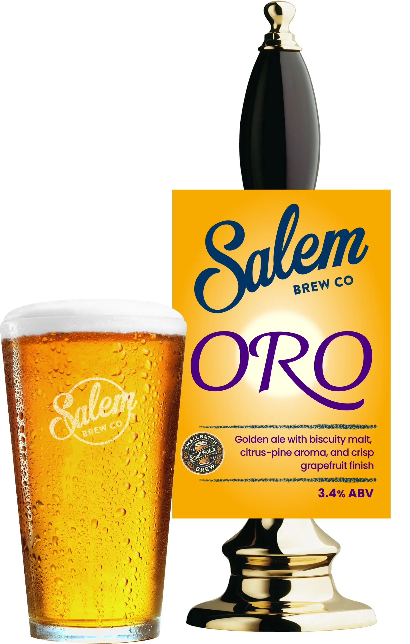 Salem Brew Co. - ORO - Golden Ale for the Summertime