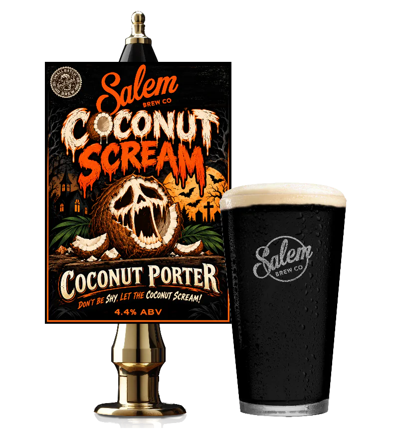 Salem Brew Co. - Coconut Scream - Don't be shy, let the Coconut Scream!
