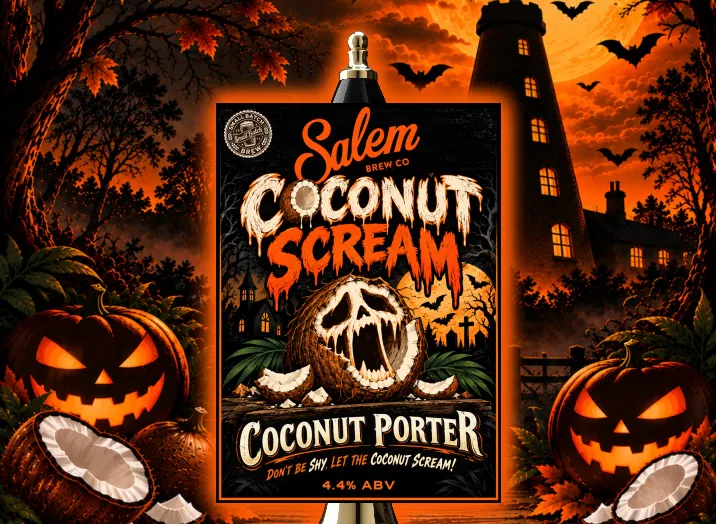 Salem Brew Co. - Coconut Scream - Don't be shy, let the Coconut Scream!